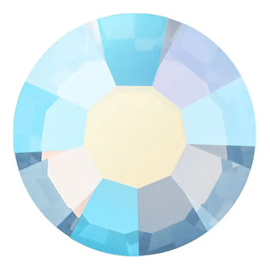 Preciosa Flat Back Crystals Non Hotfix (MAXIMA) Light Sapphire Opal AB - Bluestreak Crystals