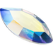 Preciosa Flat Back Crystals Non Hotfix Navette (MAXIMA) Crystal AB - Bluestreak Crystals