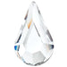 Preciosa Hotfix Flat Back Crystals Pear (MAXIMA) Crystal - Bluestreak Crystals