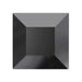 Preciosa Hotfix Flat Back Crystals Square (MAXIMA) Jet Hematite - Bluestreak Crystals