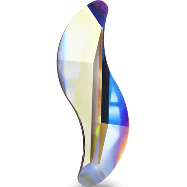 Preciosa Hotfix Flat Back Crystals Wave (MAXIMA) Crystal AB - Bluestreak Crystals