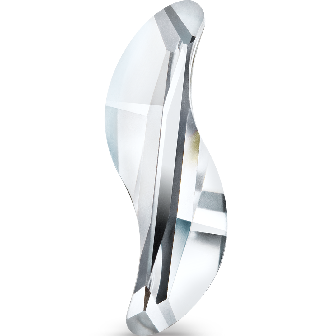 Preciosa Hotfix Flat Back Crystals Wave (MAXIMA) Crystal - Bluestreak Crystals