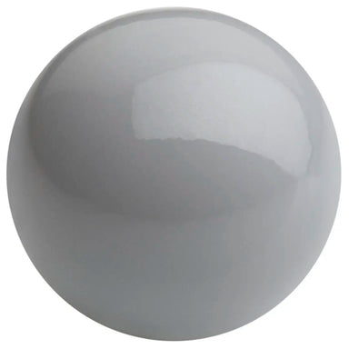 Preciosa Pearls Round (Half Drilled) Ceramic Grey - Bluestreak Crystals