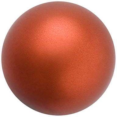 Preciosa Pearls Round (Half Drilled) Dark Copper - Bluestreak Crystals