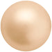 Preciosa Pearls Round (Half Drilled) Gold - Bluestreak Crystals