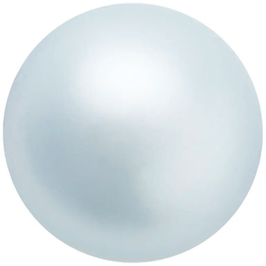 Preciosa Pearls Round (Half Drilled) Light Blue - Bluestreak Crystals