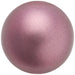 Preciosa Pearls Round (Half Drilled) Light Burgundy - Bluestreak Crystals