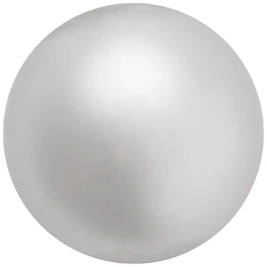 Preciosa Pearls Round (Half Drilled) Light Grey - Bluestreak Crystals