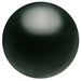 Preciosa Pearls Round (Half Drilled) Magic Black - Bluestreak Crystals