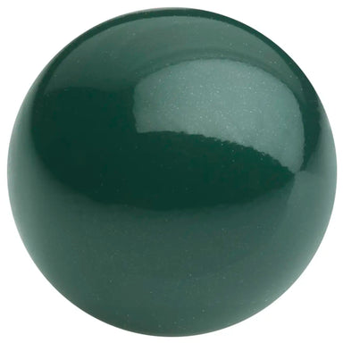 Preciosa Pearls Round (Half Drilled) Malachite - Bluestreak Crystals
