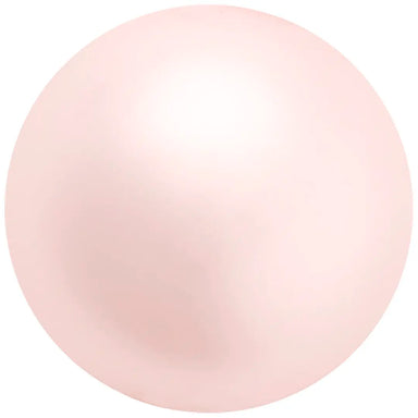 Preciosa Pearls Round (Half Drilled) Rosaline - Bluestreak Crystals