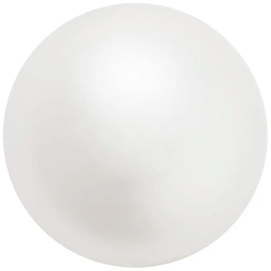 Preciosa Pearls Round (Half Drilled) White - Bluestreak Crystals
