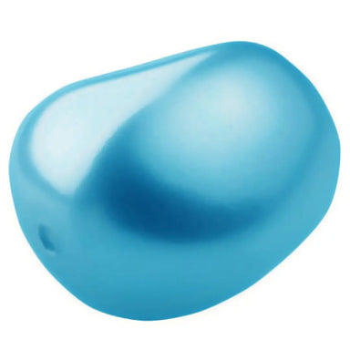 Preciosa Pearls Elliptic Aqua Blue - Bluestreak Crystals