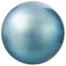 Preciosa Pearls Round (Half Drilled) Pearlescent Blue - Bluestreak Crystals
