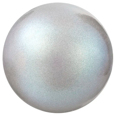 Preciosa Pearls Round (Half Drilled) Pearlescent Grey - Bluestreak Crystals