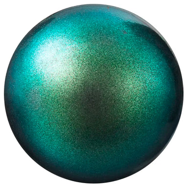 Preciosa Pearls Round (Half Drilled) Pearlescent Peacock - Bluestreak Crystals