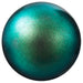 Preciosa Pearls Round (Half Drilled) Pearlescent Peacock - Bluestreak Crystals