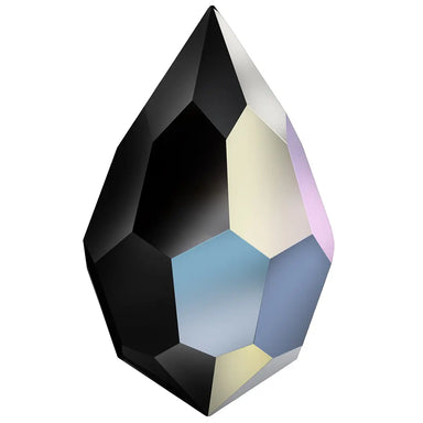 Preciosa Pendants Drop (681) Jet AB - Bluestreak Crystals
