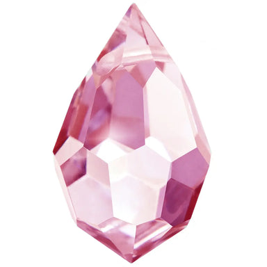 Preciosa Pendants Drop (681) Light Rose - Bluestreak Crystals