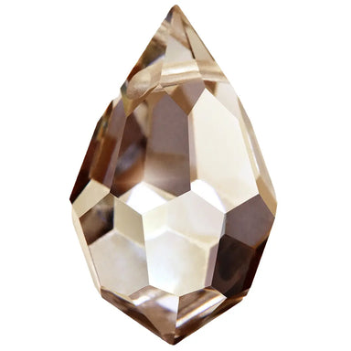 Preciosa Pendants Drop (681) Smoked Topaz - Bluestreak Crystals