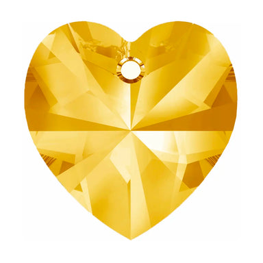 Preciosa Pendants Heart Crystal Sunrise - Bluestreak Crystals