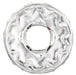 Preciosa Rondelle Bead Round Silver Plated - Bluestreak Crystals