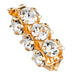 Preciosa Rondelle Bead Tube Gold Plated - Bluestreak Crystals