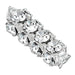 Preciosa Rondelle Bead Tube Silver Plated - Bluestreak Crystals