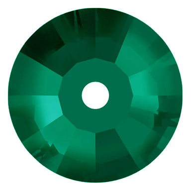 Preciosa Sew On Crystals Lochrose Emerald - Bluestreak Crystals