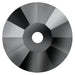Preciosa Sew On Crystals Lochrose Jet Hematite UNFOILED - Bluestreak Crystals
