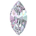 Preciosa Single Stone Setting Navette in Gold - Bluestreak Crystals
