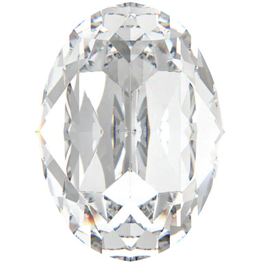 Preciosa Single Stone Setting Oval in Gold - Bluestreak Crystals