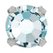 Preciosa Single Stone Setting Round Chaton in Silver - Bluestreak Crystals