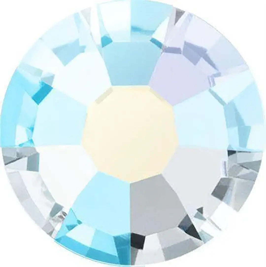 Preciosa Single Stone Setting Round Flat Back Chaton Rose in Gold - Bluestreak Crystals