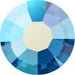 Preciosa Single Stone Setting Round Flat Back Chaton Rose in Silver - Bluestreak Crystals
