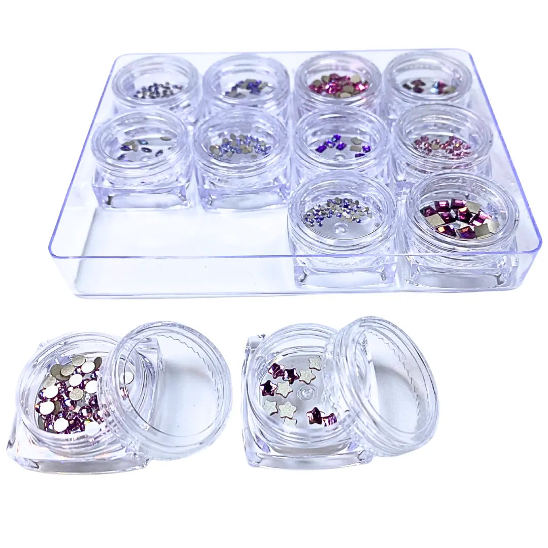 Serinity Flat Back Crystals Non Hotfix Supreme Mix Purples