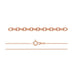 Rose Gold Plated (18k) Sterling Silver Trace Chain - Bluestreak Crystals