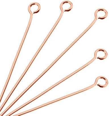 Rose Gold Plated Eyepins - Bluestreak Crystals