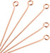Rose Gold Plated Eyepins - Bluestreak Crystals