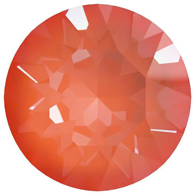 Swarovski Chatons Round Stones (1028 & 1088) Crystal Orange Ignite UNFOILED - Bluestreak Crystals