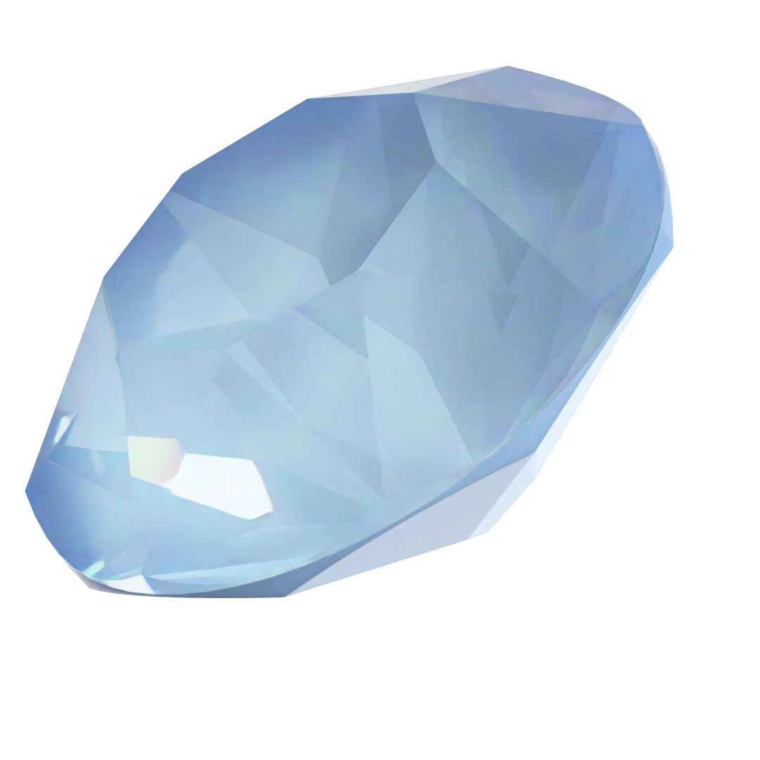Serinity Chatons Round Stones (1028 & 1088) Crystal Sky Ignite UNFOILED - Bluestreak Crystals