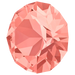 Swarovski Chatons Round Stones (1028 & 1088) Rose Peach - Bluestreak Crystals