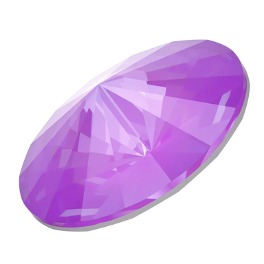 Serinity Chatons Round Stones Rivoli (1122) Crystal Electric Violet Ignite UNFOILED - Bluestreak Crystals