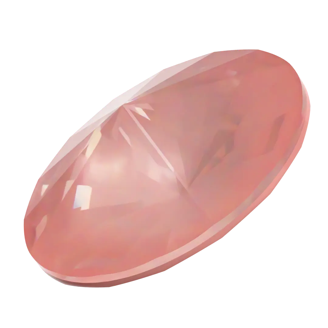 Swarovski Chatons Round Stones Rivoli (1122) Crystal Flamingo Ignite UNFOILED - Bluestreak Crystals