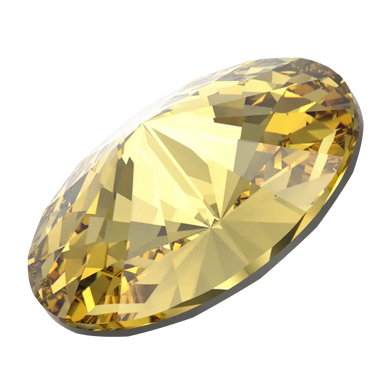 Serinity Chatons Round Stones Rivoli (1122) Dark Jonquil - Bluestreak Crystals