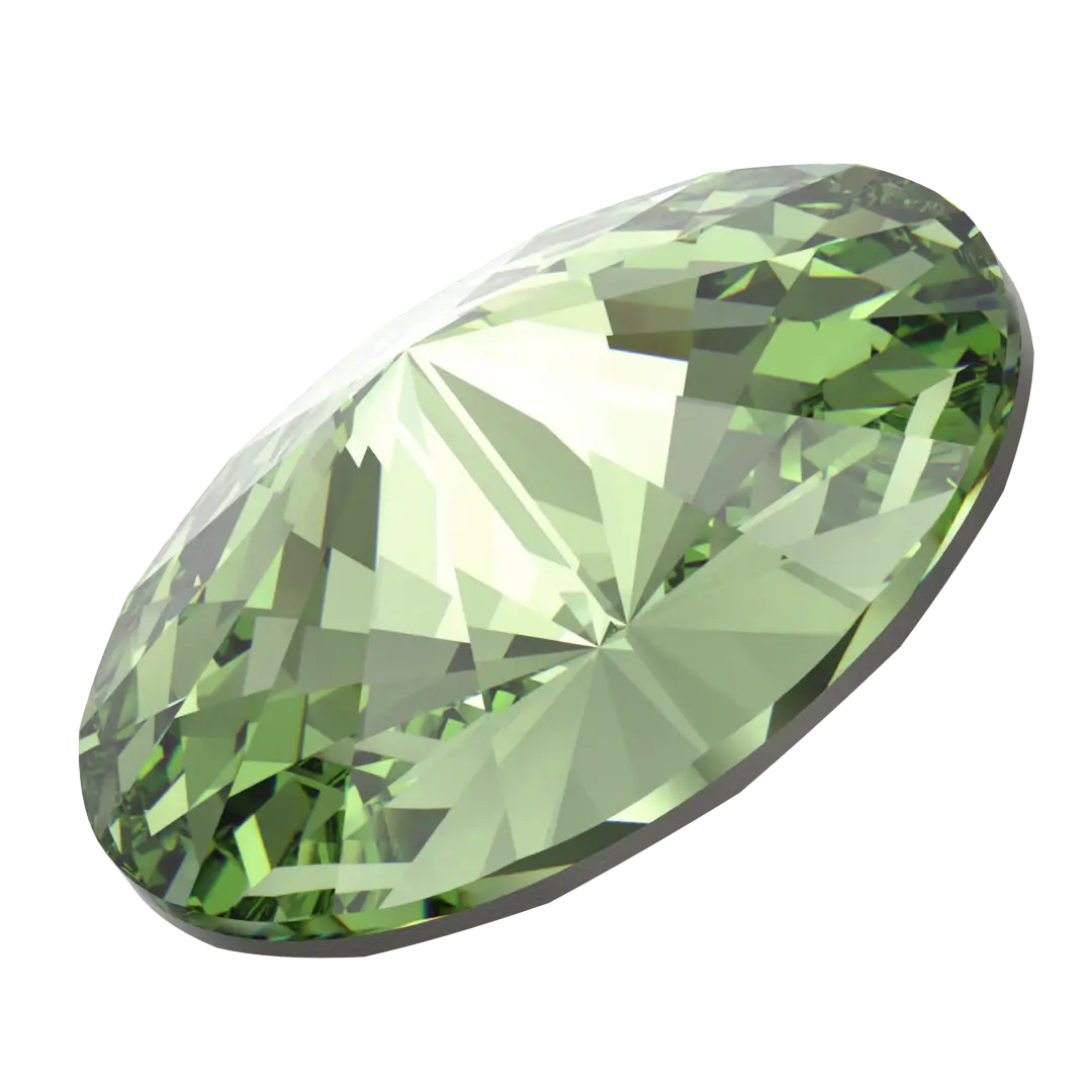 Serinity Chatons Round Stones Rivoli (1122) Dark Peridot - Bluestreak Crystals