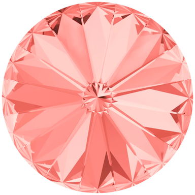 Swarovski Chatons Round Stones Rivoli (1122) Rose Peach - Bluestreak Crystals