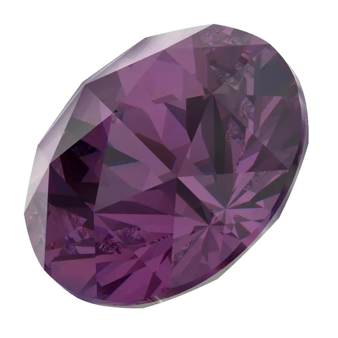 Serinity Chatons Round Stones Rose Cut (1401) Amethyst Ignite UNFOILED - Bluestreak Crystals