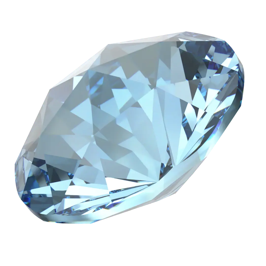 Serinity Chatons Round Stones Rose Cut (1401) Aquamarine Ignite UNFOILED - Bluestreak Crystals