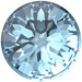 Serinity Chatons Round Stones Rose Cut (1401) Aquamarine Ignite UNFOILED - Bluestreak Crystals
